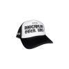 DISCIPLINE OVER LUCK Gothic Embroidery Trucker Cap