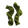 Custom Logo Ribbed Crew Socks Multi-Color Wholesale