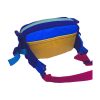 TIT Three-Color Block Waist Bag with Webbing Straps