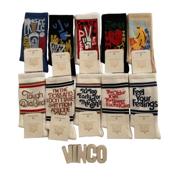 Custom Printed Graphic Crew Socks Wholesale Assorted