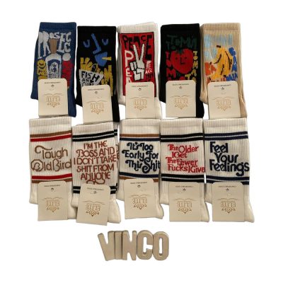 Custom Printed Graphic Crew Socks Wholesale Assorted