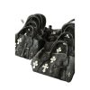 Custom Cross Embellished Black Handbag Shoulder Bag