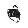 Custom Cross Embellished Black Handbag Shoulder Bag