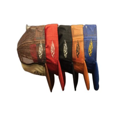 Custom Flame Embroidery Trucker Cap 5 Colors