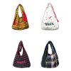 Custom Plaid Floral Hobo Tote Bag Assorted