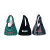Custom Plaid Floral Hobo Tote Bag Assorted