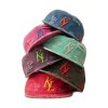 Custom KL Embroidery Denim Snapback Caps