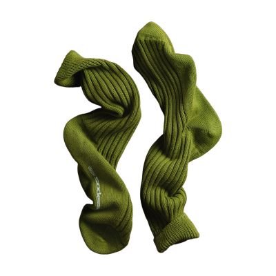 Custom Logo Ribbed Crew Socks Multi-Color Wholesale