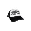 DISCIPLINE OVER LUCK Gothic Embroidery Trucker Cap