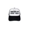 DISCIPLINE OVER LUCK Gothic Embroidery Trucker Cap