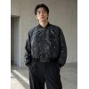 Custom Glossy Black Bomber Jacket Wholesale