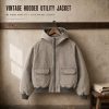 Custom Washed Hooded Utility Jacket with Zip Pockets Wholesale