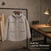 Custom Longline Hooded Utility Jacket Wholesale