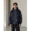 Custom Glossy Quilted Hooded Bomber Jacket Wholesale