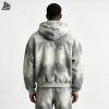Custom Acid Wash Hooded Denim Jacket Wholesale