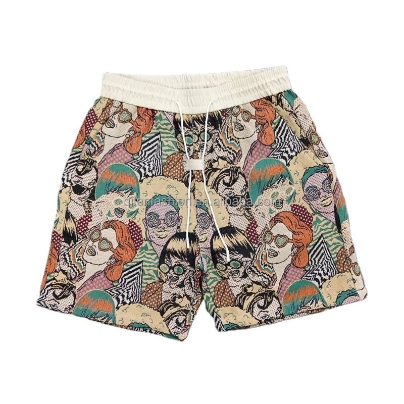 Custom Pop Art Print Relaxed Shorts Wholesale wholesale