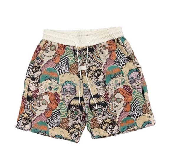 Custom Pop Art Print Relaxed Shorts Wholesale