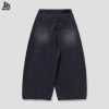 Custom Washed Wide-Leg Jeans Wholesale