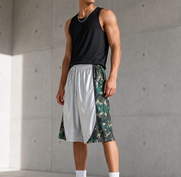 Custom Mesh Split Design Basketball Shorts Wholesale