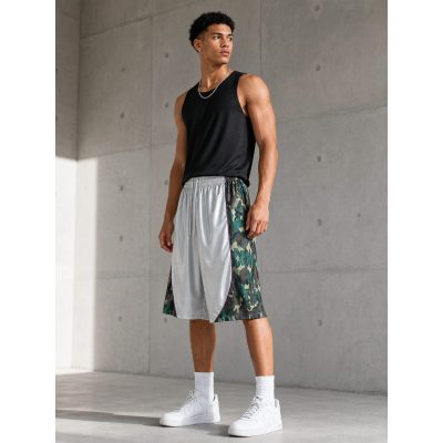 Custom Mesh Split Design Basketball Shorts Wholesale