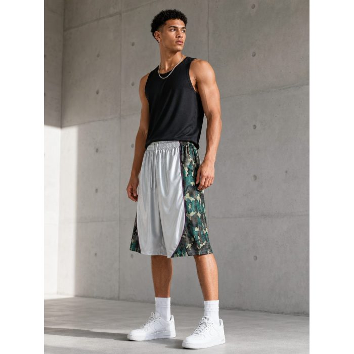 Custom Mesh Split Design Basketball Shorts Wholesale