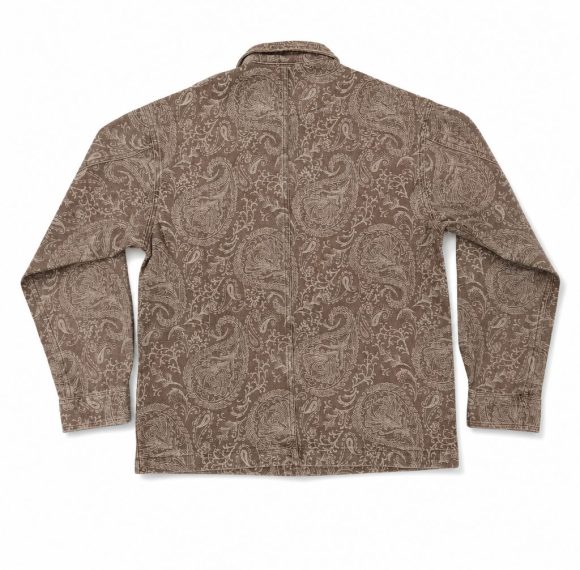 Custom Paisley Jacquard Overshirt Wholesale