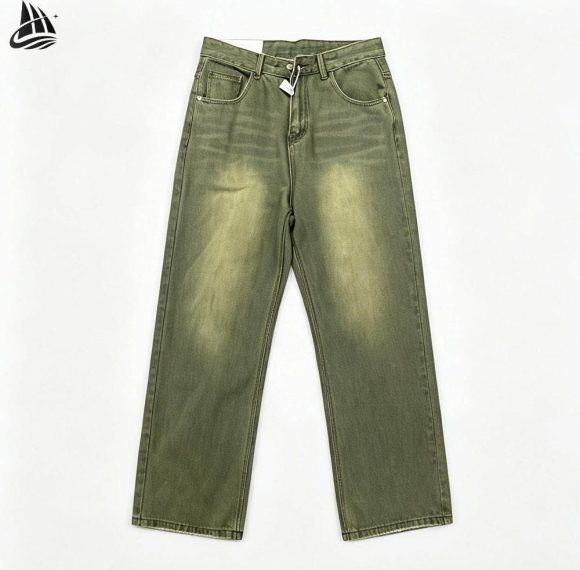 Custom Washed Utility Jeans Wholesale