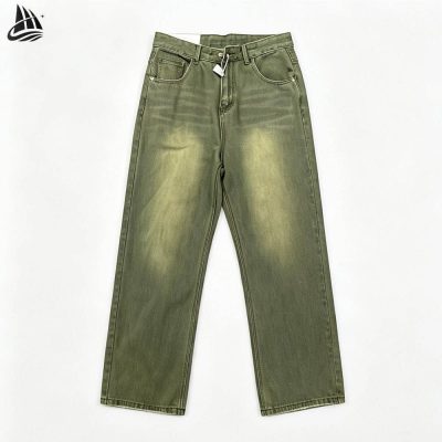 Custom Washed Utility Jeans Wholesale