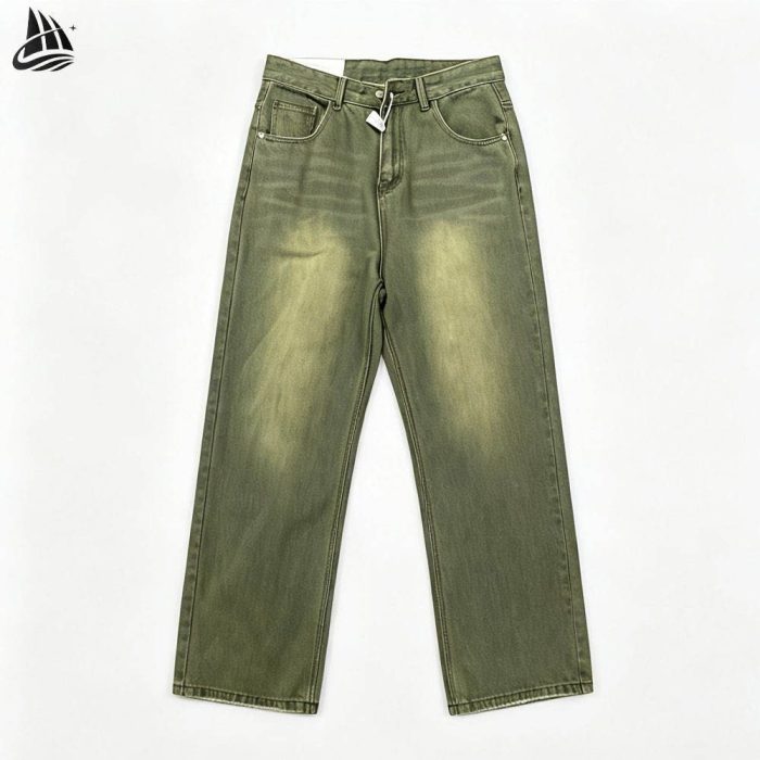 Custom Washed Utility Jeans Wholesale