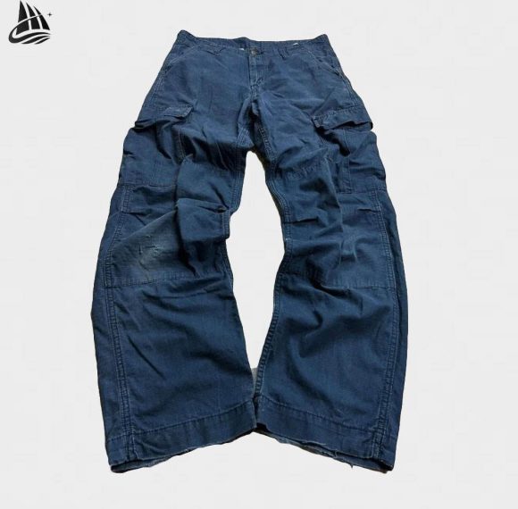 Custom Washed Multi-Pocket Cargo Pants Wholesale