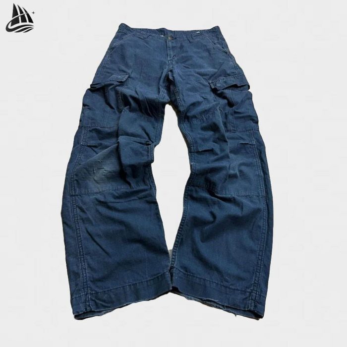 Custom Washed Multi-Pocket Cargo Pants Wholesale