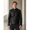 Custom Winter Black Racing Motorcycle Leather Jacket