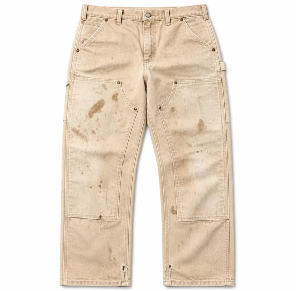 Custom Heavy Duck Canvas Double Knee Work Pants