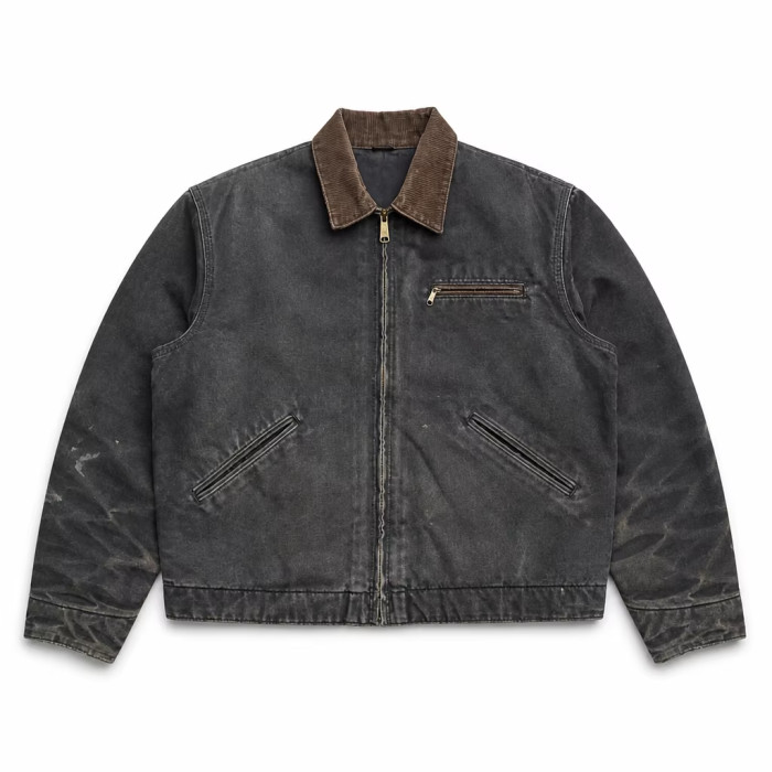Custom Heavyweight Zip Up Canvas Jacket and Twill Cargo Pants Set