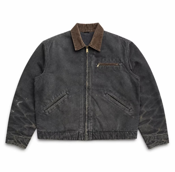 Custom Heavyweight Zip Up Canvas Jacket and Twill Cargo Pants Set