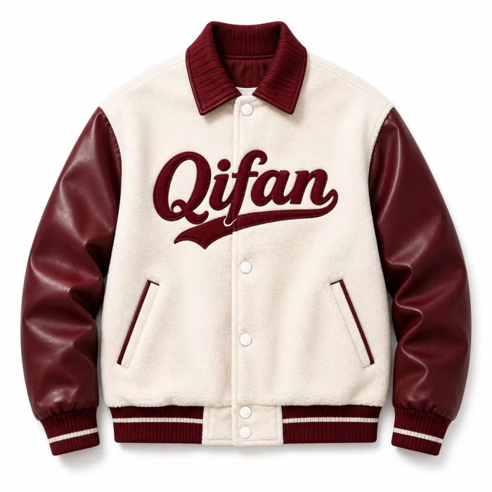 Custom Chenille Embroidery Varsity Jacket