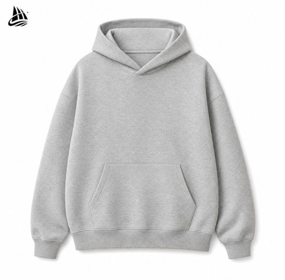 Custom Oversized Light Grey Hoodie Wholesale
