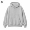 Custom Oversized Light Grey Hoodie Wholesale