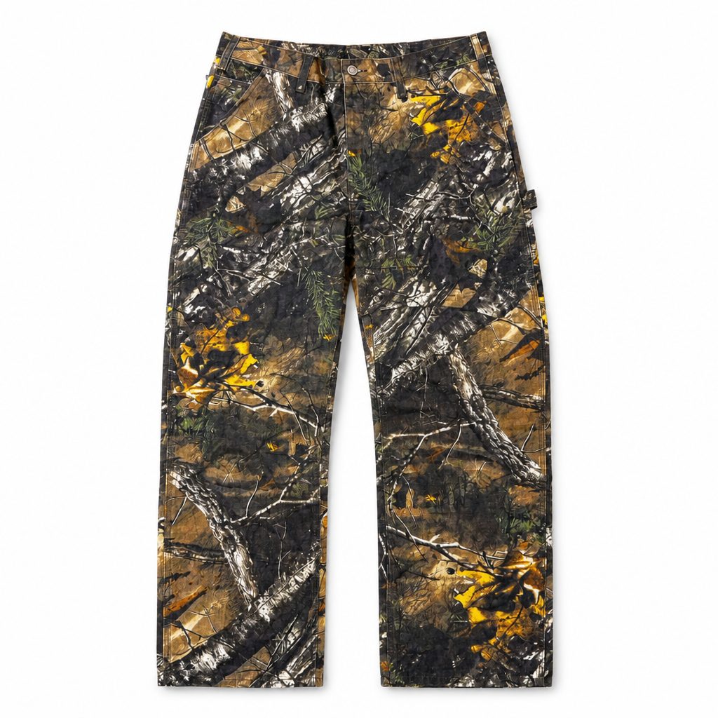 Custom Camo Utility Pants from the INFULLSAIL streetwear range