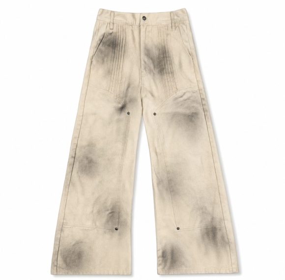 Custom Washed Wide-Leg Utility Pants Wholesale