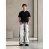 Custom Bleach Wash Wide-Leg Jeans Wholesale