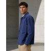 Custom Navy Work Jacket with Chest Pockets Wholesale