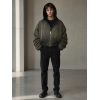Custom Distressed Hooded Bomber Jacket Wholesale