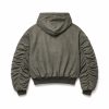 Custom Distressed Hooded Bomber Jacket Wholesale