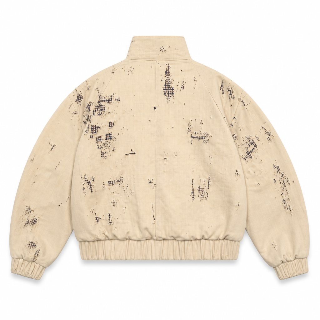 Custom Splatter Print Bomber Jacket Wholesale wholesale