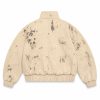Custom Splatter Print Bomber Jacket Wholesale