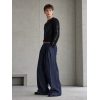 Custom Pleated Wide-Leg Jeans Wholesale