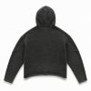 Custom Distressed Hooded Zip Jacket Wholesale
