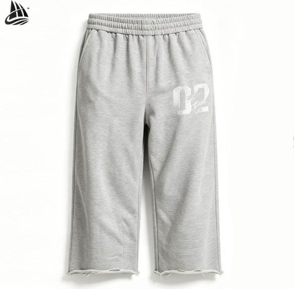 Custom Graphic Cropped Sweatpants Wholesale
