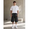 Custom Black Denim Shorts Wholesale